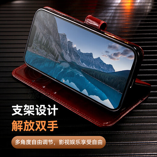 赤克 oppoa2手机壳翻盖式oppo防摔保护套PJB110皮套全包a2外壳带盖5g插卡磁扣钱包卡包 钱包款【宝蓝】-单壳+挂绳+全屏膜 OPPO A2