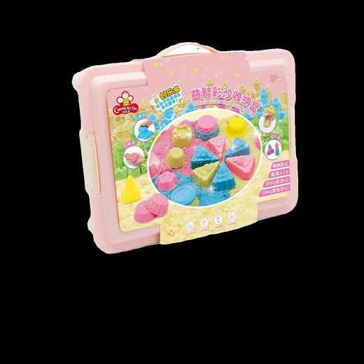 儿童过家家diy彩沙玩具子互动创造逻辑思维建设宝宝沙玩具 彩沙-沙盘系列
