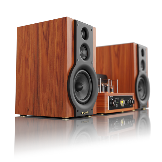 Shanshui National Subsidy S920 Audiophile Tube Amplifier HIFI Computer Mobile TV Bluetooth Audio Home Theater M980CD Combination Three-Way Speaker S920- New Version Upgraded Tube Amplifier Audiophile