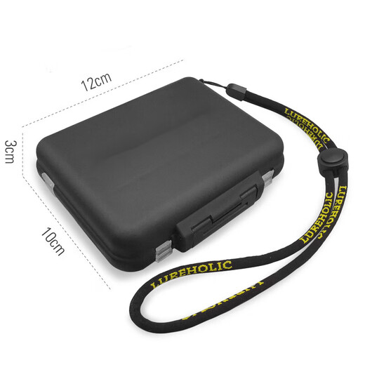 OEING lure box small accessories portable storage box double-layer bait box sequin micro-object fish hook pin fishing gear small size