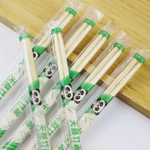 Disposable chopsticks, special bamboo chopsticks for restaurants, take-out fast food, hygienic bowls and chopsticks, cheap and convenient household tableware, Yuan Kuaizi 100 pairs, hardcover style
