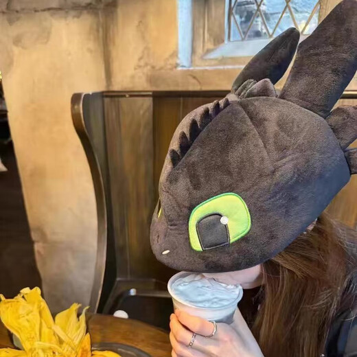 Pengxuan Toothless Hat Universal Studios Dragon Master Gloves Couple Travel Photo Props 2024 Four Seasons New Toothless