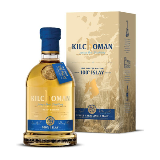 Kilchoman [Pabellón Nacional del Reino Unido] Whisky de malta individual, vino extranjero, aroma a la fruta rica, carbón de turba ahumada importado en Escocia 100% Aire 12ª edición
