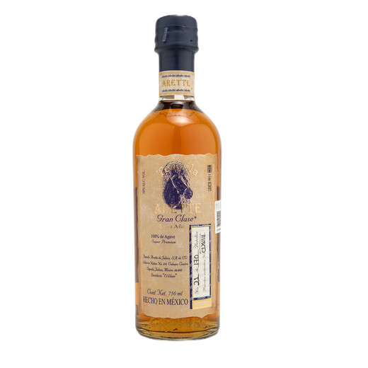 阿雷特（Arette）【原瓶进口】墨西哥龙舌兰酒特基拉酒洋酒调酒 阿雷特特级陈年龙舌兰 750mL 1瓶