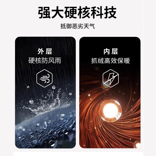 Pull back jacket three-in-one jacket men's autumn and winter outdoor mountaineering windproof jacket warm jacket men's clothing