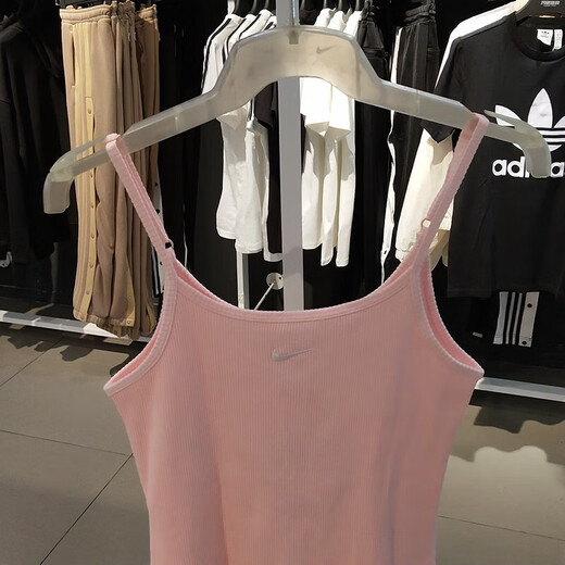 Nike (Nike) Suspender Jupe Jupe pour femmes robe de sport d'été respirant jupe pure et mince DM6231-010 DM6231-610 rose clair M