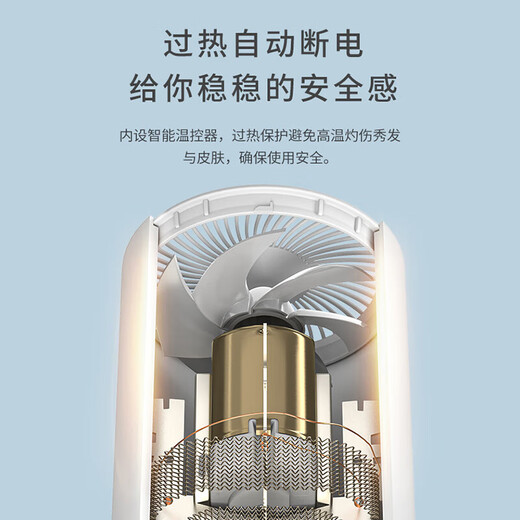 Superman (SID) hair dryer household hair dryer student dormitory hair dryer fast drying constant temperature small portable 1600w high wind speed drying RD1650 white model 1600w high wind speed drying white model