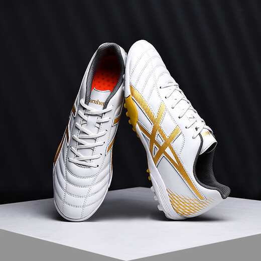 Chaussures de football à double étoile Batt Nails Broken Tf Spike Ag Étudiants adultes Anti-Slip Competition Training Chaussures
