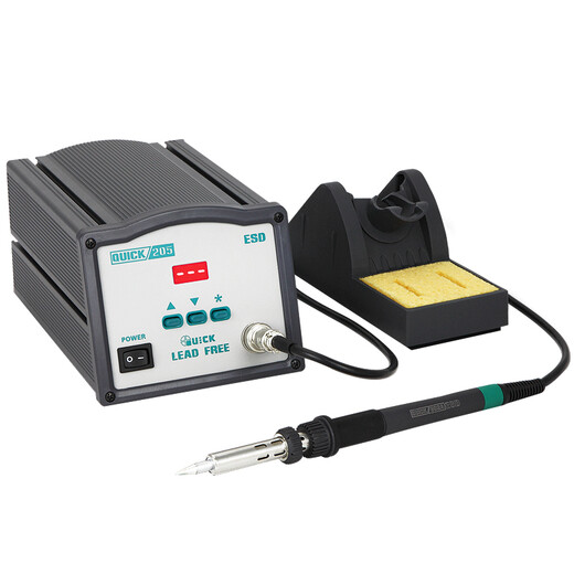 QUICK 205 high-frequency heating high-power lead-free soldering station constant temperature digital display electric soldering iron 150W 205