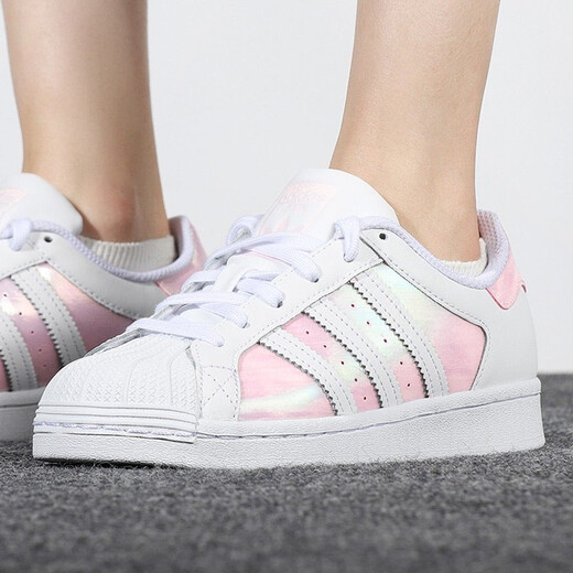 阿迪达斯 （adidas）三叶草男女鞋 新款SUPERSTAR 贝壳头时尚透气休闲板鞋M20324 IF3883 38.5