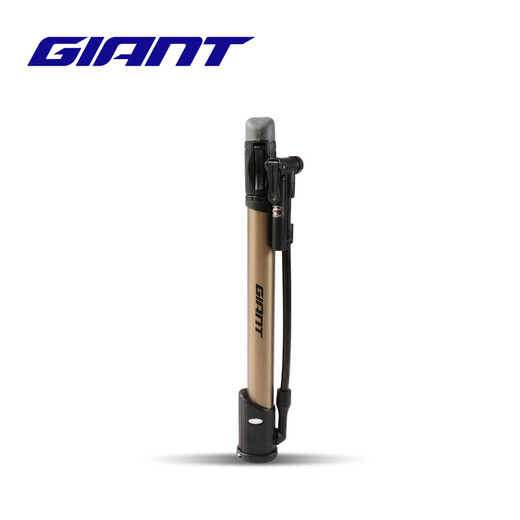 Bomba de aire gigante Mini002 Mini Pomba de bicicleta de montaña Americana y Francesa Americana y Americana con medidor de presión de la manguera Color de titanio