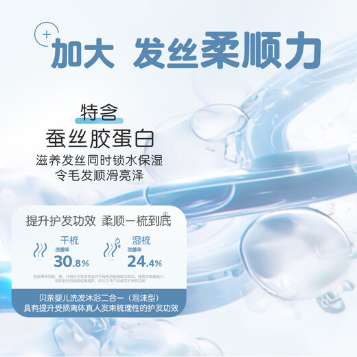 贝亲（Pigeon）洗发水沐浴露  新生儿宝宝用 水三角婴儿洗发沐浴二合一 500ml