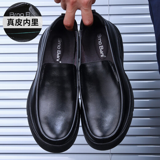 
Sulaika wide head, big feet, wide feet, fat feet, men's plus fat, plus size leather shoes, casual leather shoes, men's dad's spring and autumn 3893 brown plus velvet 42