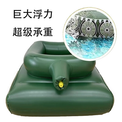 迅荣水上坦克游泳圈儿童大成人充气漂浮玩具坐骑夏天水上乐园浮排水枪 【大号坦克】+水枪