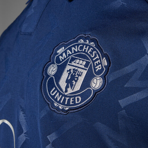 adidas Manchester United Fan Edition Ausgabe von Football Kurzärmelig Jersey Herren Sommer Adidas offiziell IU1390 Deep Indigo S