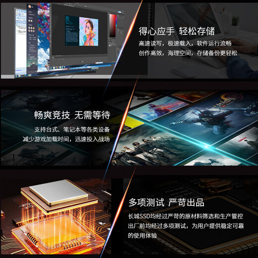 长城（Great Wall）512GB SSD固态硬盘 M.2接口(NVMe协议)PCIe 3.0x4 GW3500系列 读速可高达3500MB/s