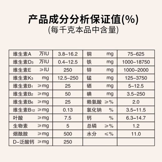 Ouyataigao 4% compound premixed feed for growing pigs, fattening pigs containing calcium powder, fattening and fast pig feed 20Kg/bag 2 bags 4% compound premixed feed for growing pigs