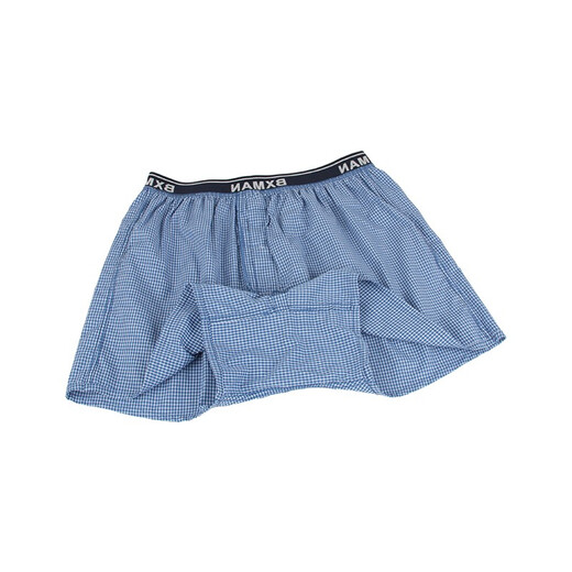 BXMAN Summer Loose Men's Underwear Men's Boxer Pure Cotton Woven Aro Pants Pajamas EW550015 XL