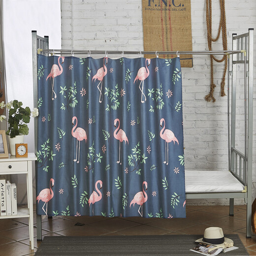 Customized household bed curtains, high height of 1.6 meters, 1.7 meters, 1.8 meters, blackout of household bed curtains, custom made of flamingo 2 meters long 1.8 meters high 1.0m (3.3 feet) bed