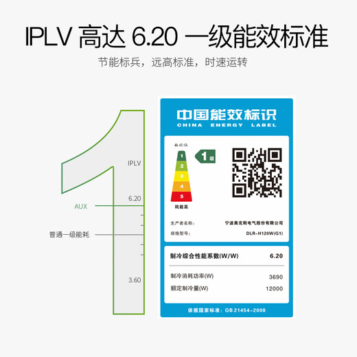 Oaks central air conditioning duct machine 4P5P6P one to four/one to three/one to five one to six multi-online variable frequency first-class energy efficiency embedded air conditioner first-class energy efficiency 120W (G1) one-to-three Default 1