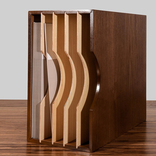 BLACKNOTE record storage box vinyl player phonograph LP record storage rack cabinet magazine cabinet classical nostalgic LP record storage box record storage rack