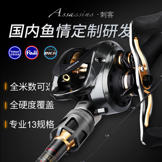 Hasda (Histar) Attentäter Luya Pole Set Aurora Water Drop Wheel Ultra-Langer Schießen Anti-Explosion-Linie Thunder und stark gegen die schwarze Import Luya Pole 2,03M Thorn Mandarin L/ml Mandarin Fish Rod (C682L/a