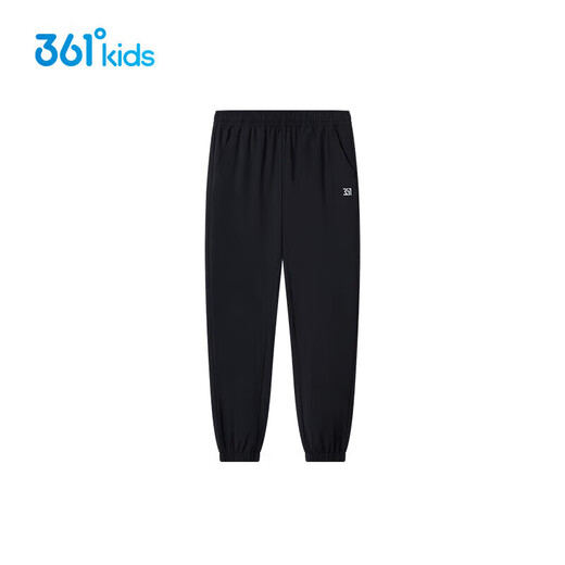 361 children's clothing children's trousers 2025 summer boys and girls 3-14 years old breathable air conditioning pants black 160
