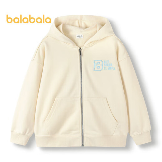 Balabala Children's Veste Boys Boys Medium et Grand Vêtements de printemps pour enfants Sports Sports Sweat-shirt à la fermeture à glissière 208124105206