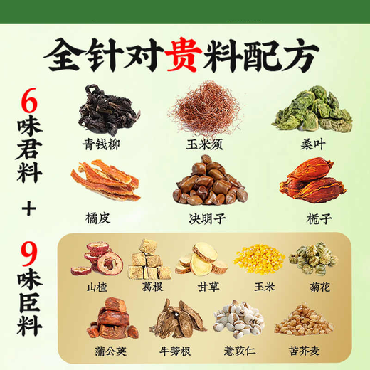 同仁堂（TRT）【官方正品】北京同仁堂青钱柳玉米须桑叶茶 薏苡仁橘皮山楂栀子葛根桑叶甘草菊花蒲公英等配料 青钱柳玉米须桑叶茶180g*3盒 花草茶