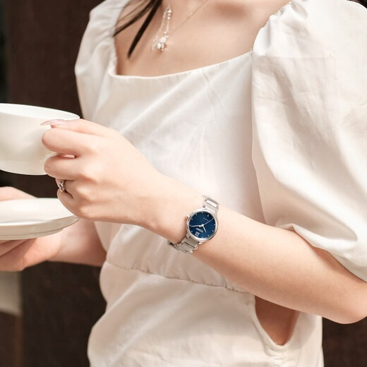 CITIZEN watch women's Japanese and Korean watch L series light kinetic energy mother-of-pearl steel belt student New Year gift EM0920-86L