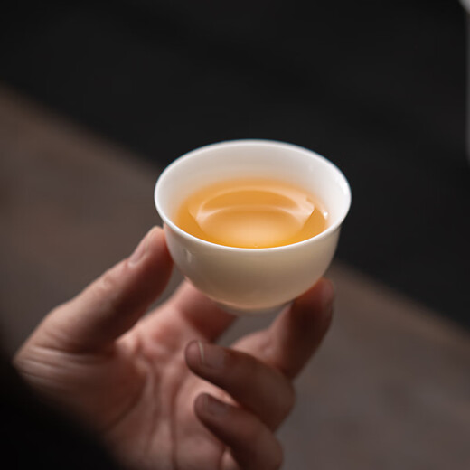 SUSHI CERAMICS Mutton Fat Jade Porcelain Rich Three Talents Covered Bowl Gift Box Set 200ML