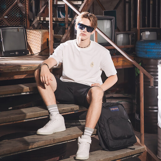 Jansport Jasper rackpack Мужская рюкзак школьная сумка школьная сумка для студентов студенческого кампуса компьютерная сумка 47lw008 Jazz Black