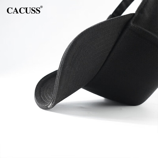 CACUSS hat men's big head circumference high top baseball hat four seasons baseball hat outdoor mountaineering sunshade casual sun hat black big big