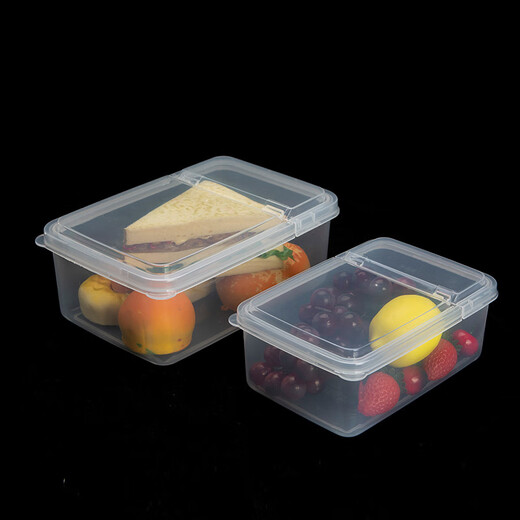 
Shantou Lincun transparent food display box flip cover, lift the cover to keep fresh and movable cover storage plastic half-open fold cover product display High transparency 169362*255*13587