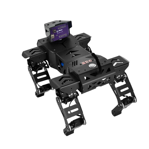 Little R à quatre pattes Bionic Machine Dog Ros Mécanique chien AI Visual Ros Raspberry Pi Voice Intelligent Scratch Graphical Arduino Intelligent Robot Python Programmation Graphical Programming Version