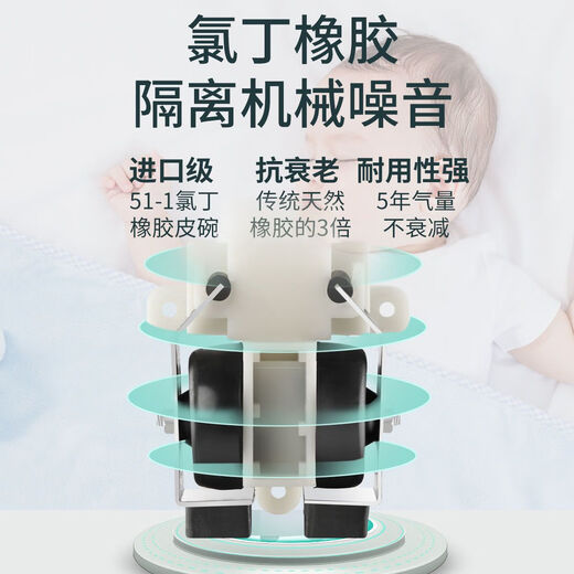 Boshun silent air pump adjustable air volume small household oxygen pump fish farming aquarium fish tank double-hole oxygen pump YE-999 double-hole air pump 12W bare pump