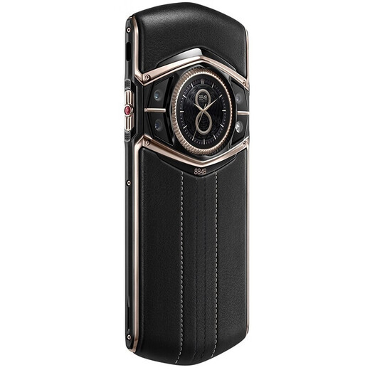 8848 Titanium Mobile M6 Version Full Network Connection 5G (NSA Mode) Flagship Encrypted Light Luxury Business Connection Mobile Titanium Alloy Frame, Snapdragon 865 M6 Customized Cowhide [12G+1T] 5G Full Network Connection 95 New