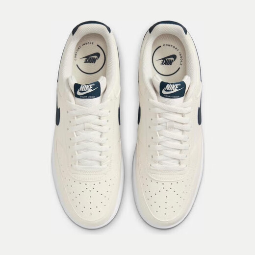 耐克（NIKE）耐克男鞋官方Court Borough减震耐磨防滑低帮运动鞋板鞋 HQ4867-101/深蓝白 42