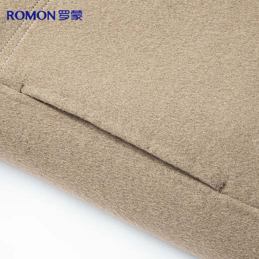 Romon sheep wool woolen jacket men's autumn and winter thickened young and middle-aged business casual lapel jacket men's clothing
