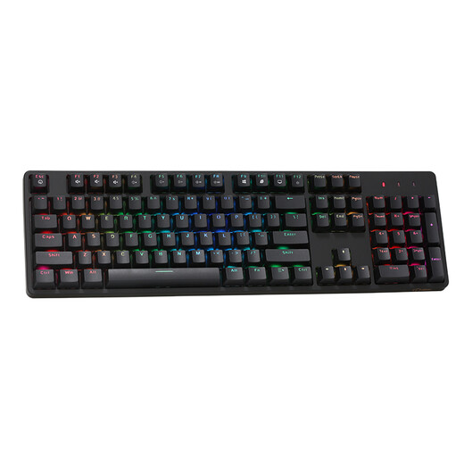 Ai Stone FE 104 full-key hot-swappable mechanical keyboard RGB backlight full-size gaming keyboard black red axis