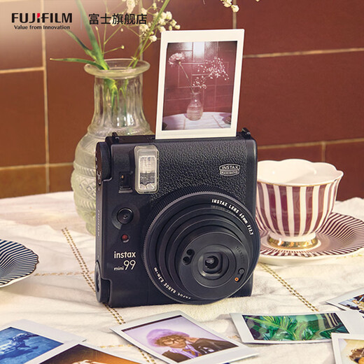 Fuji (FUJIFILM) Instax mini99 burning light instant camera 3-inch photo paper mini99 photo paper set including 20 pieces of photo paper + peripheral accessories official standard