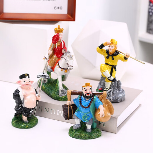Sun Wukong's Figurine Doll Monkey King Journey to the West Cartoon Ornaments Children's Boy Student 'Gifts' Accessories Home [Journey to the West Ornaments] Sun Wukong