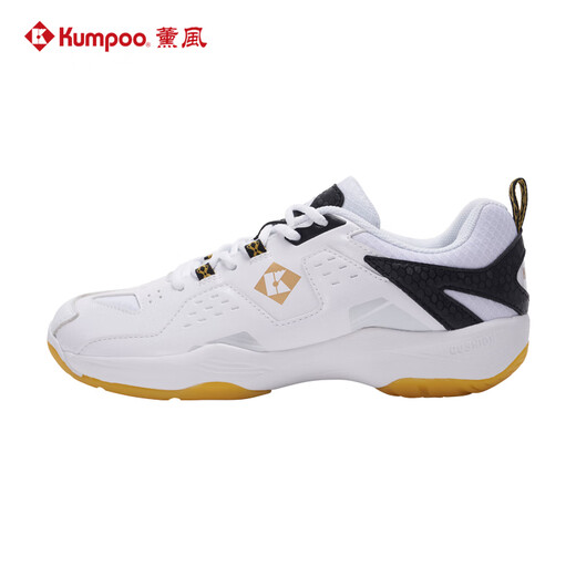 Xunfeng off-code Xunfeng badminton shoes for men and women new training shoes shock-absorbing and breathable professional competition sports shoes non-slip and wear-resistant E18 white and black 43