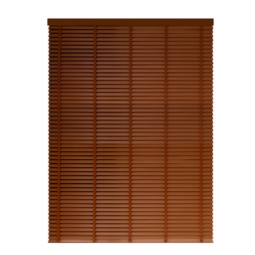 Qianchuan Electric Solid Wood Blinds Blackout Study Bedroom Living Room Tea Room Wooden Medieval Style Lifting Roller Blind Golden Oak Color Same as Main Picture Blade Width 5cm Basswood