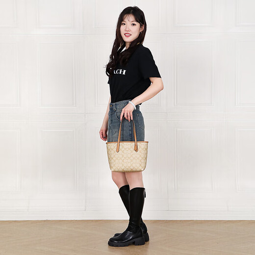 蔻驰（COACH）奢侈品女包City托特手提单肩包CN733【品牌授权】送女友老婆礼物
