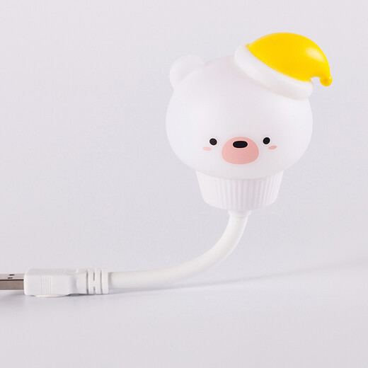 创意LED小夜灯USB直插灯插电夜灯卧室床头氛围照明灯教师节送老师男女朋随伴手礼生日小礼物公司礼品 USB小兔灯