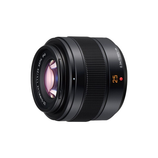 Panasonic 25mm F1.4 second generation mirrorless camera fixed focus lens large aperture portrait lens M43 mount