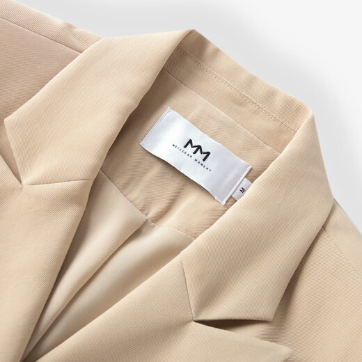 Mai Meng MM Mai Meng Autumn and Winter Fashion Commuting Suit Business Wear Beige Blazer Top Women 5992110681 Beige S