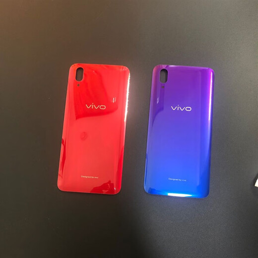 Yingtang vivox21 mobile phone back cover original x21a glass back shell x21ud battery cover x21ia original outer back shell screen x21/21a (Charming Night Purple) rear fingerprint version