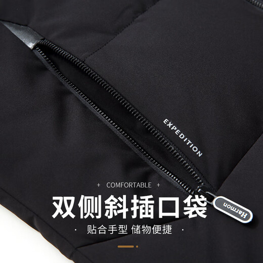 Flying in the Snow Down Jacket Vest Men's Cold-proof Autumn and Winter Thick Warm Removable Hat Short Fashion Casual Vest 180